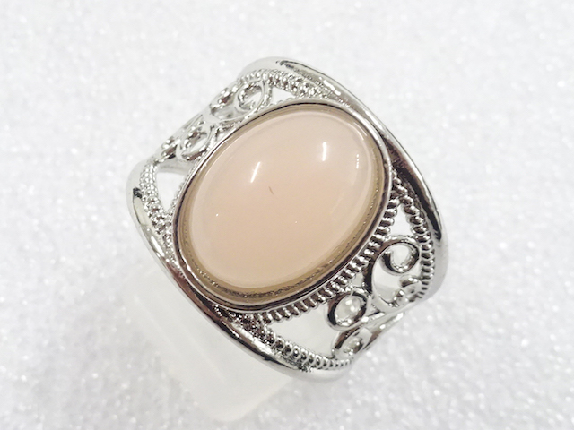 JAPANESE KIMONO / ANTIQUE COLORED STONE RING (SIZE 23.5)